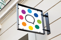 Icon Roundel - Metal Sign on wall 1280x854